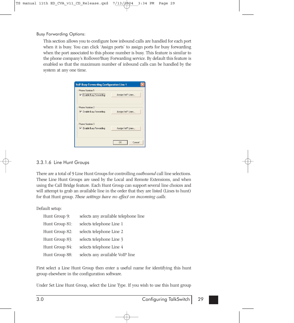 Talkswitch 48-CVA User Manual | Page 39 / 148