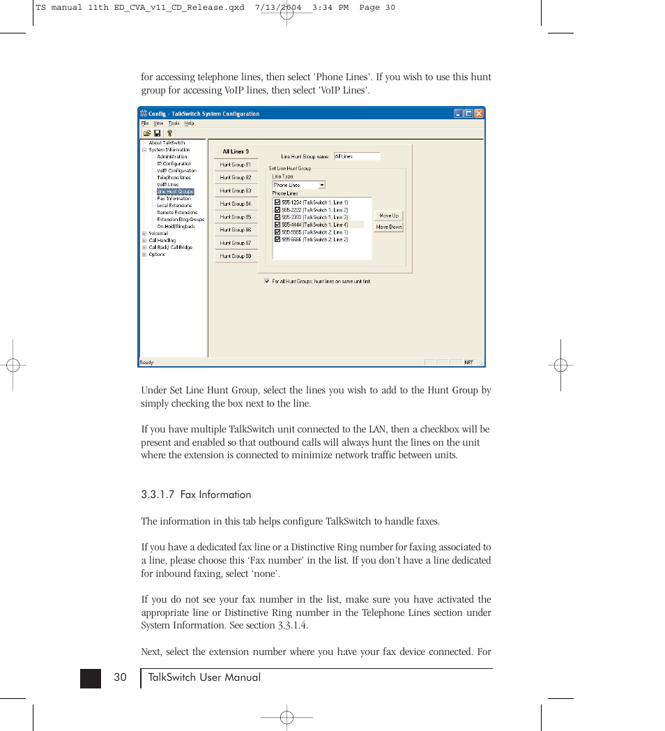 Talkswitch 48-CVA User Manual | Page 40 / 148