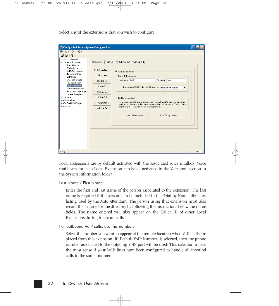 Talkswitch 48-CVA User Manual | Page 42 / 148