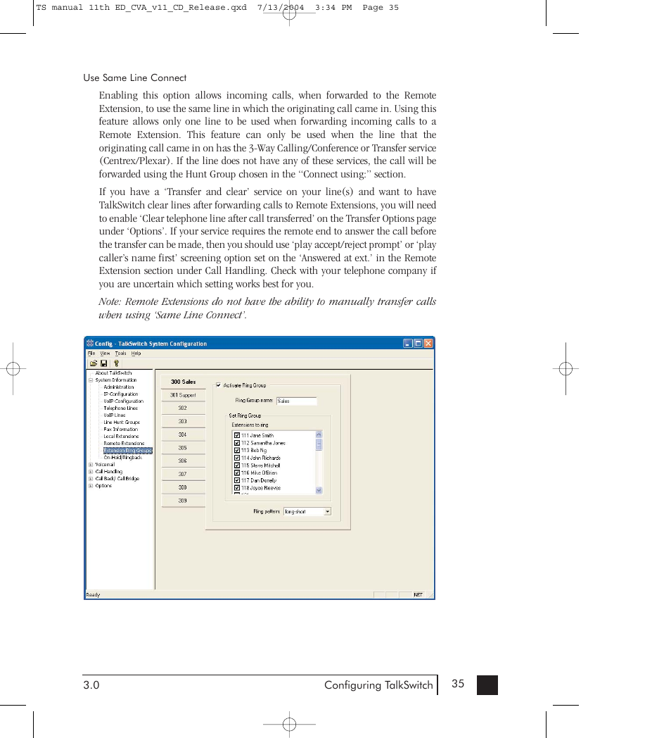 Talkswitch 48-CVA User Manual | Page 45 / 148