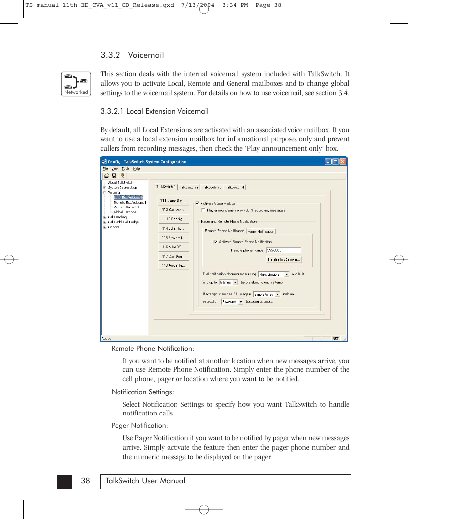 Talkswitch 48-CVA User Manual | Page 48 / 148