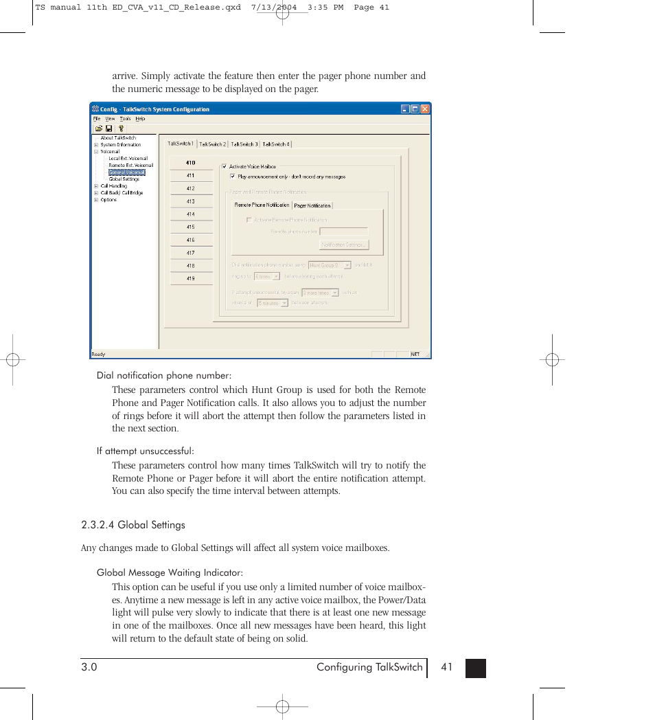 Talkswitch 48-CVA User Manual | Page 51 / 148