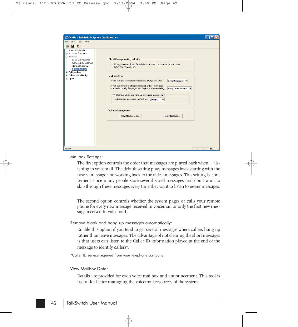 Talkswitch 48-CVA User Manual | Page 52 / 148