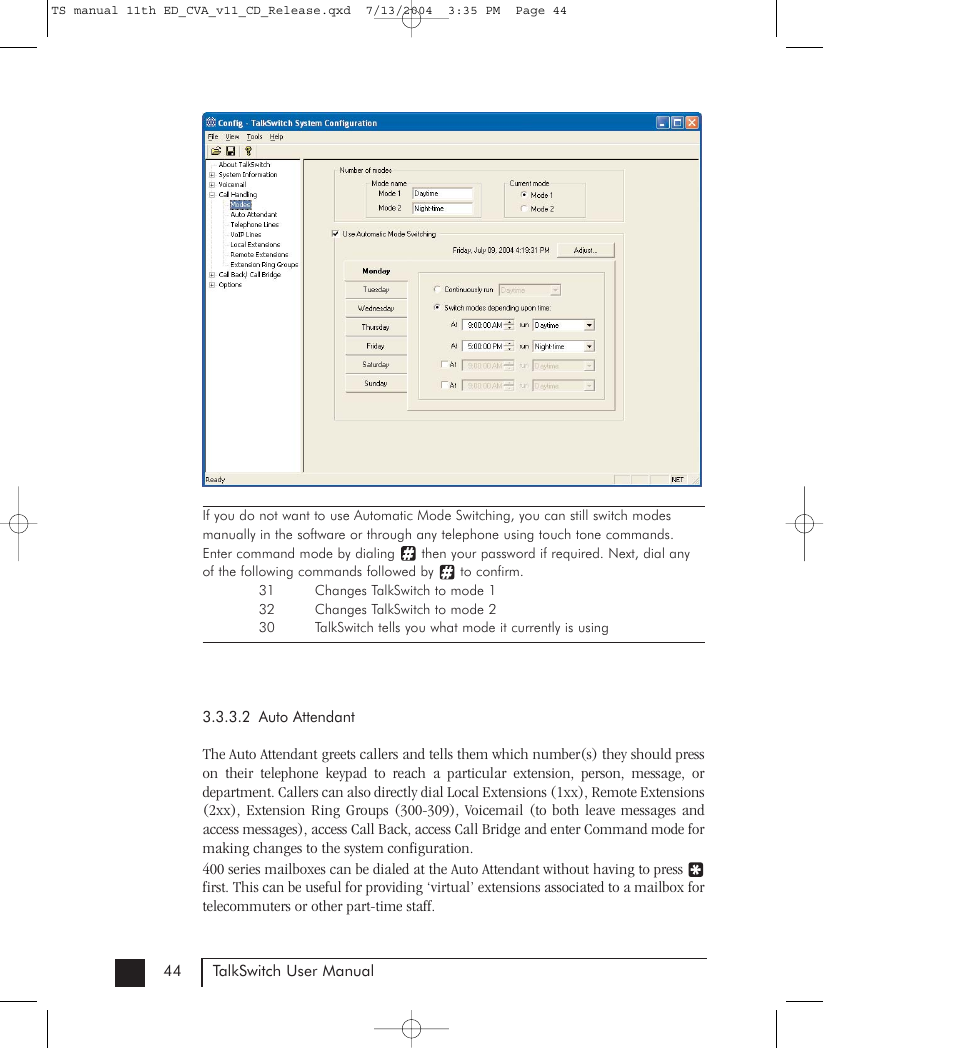 Talkswitch 48-CVA User Manual | Page 54 / 148