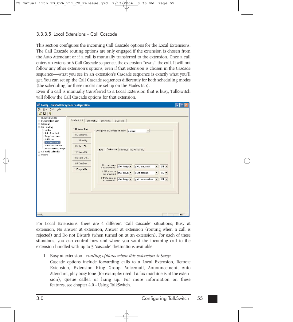 Talkswitch 48-CVA User Manual | Page 65 / 148