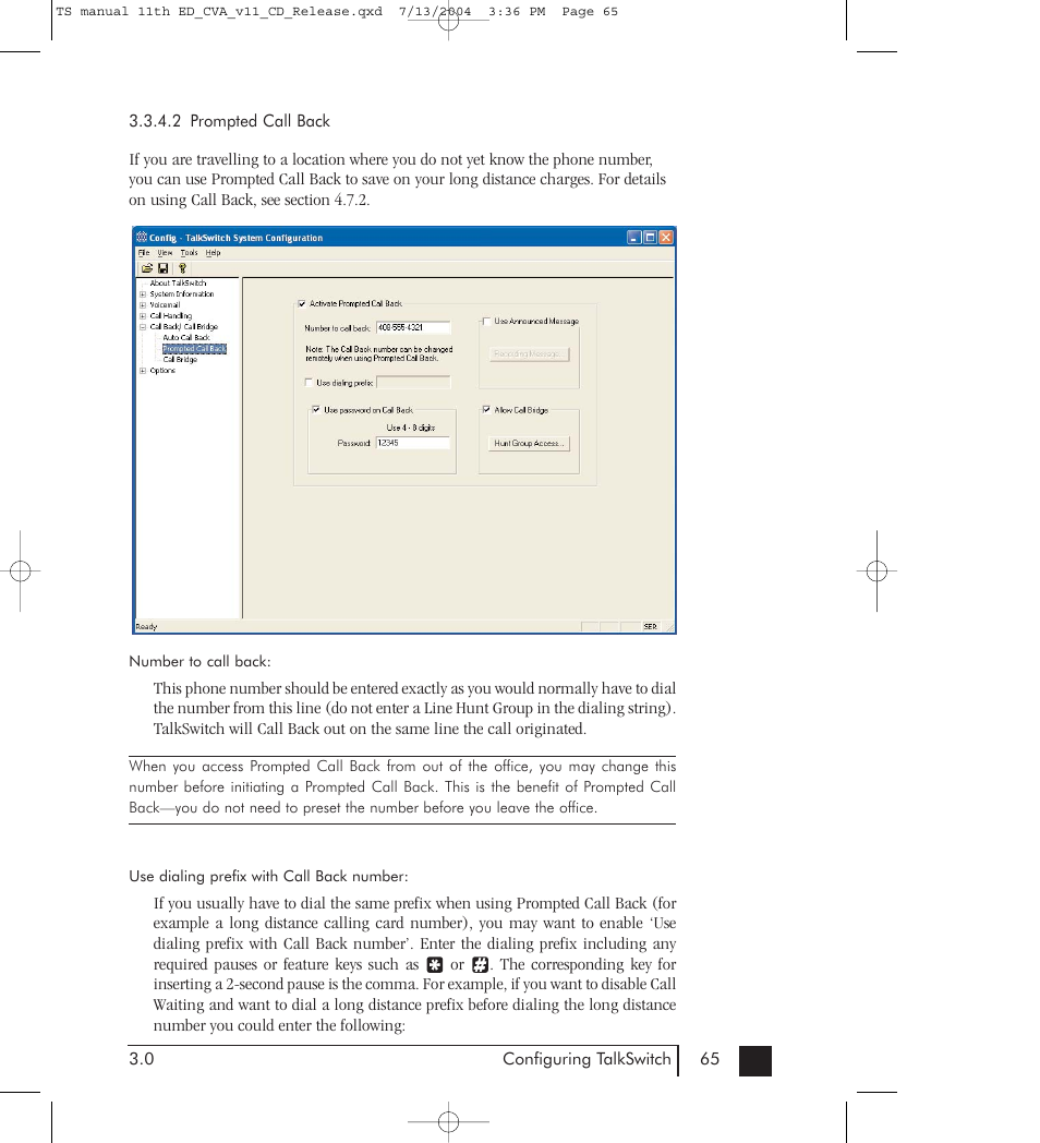 Talkswitch 48-CVA User Manual | Page 75 / 148