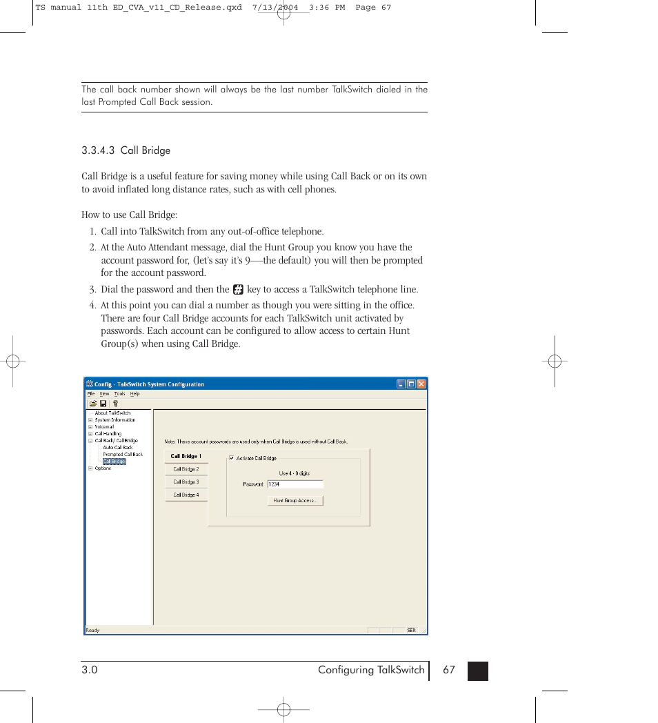 Talkswitch 48-CVA User Manual | Page 77 / 148