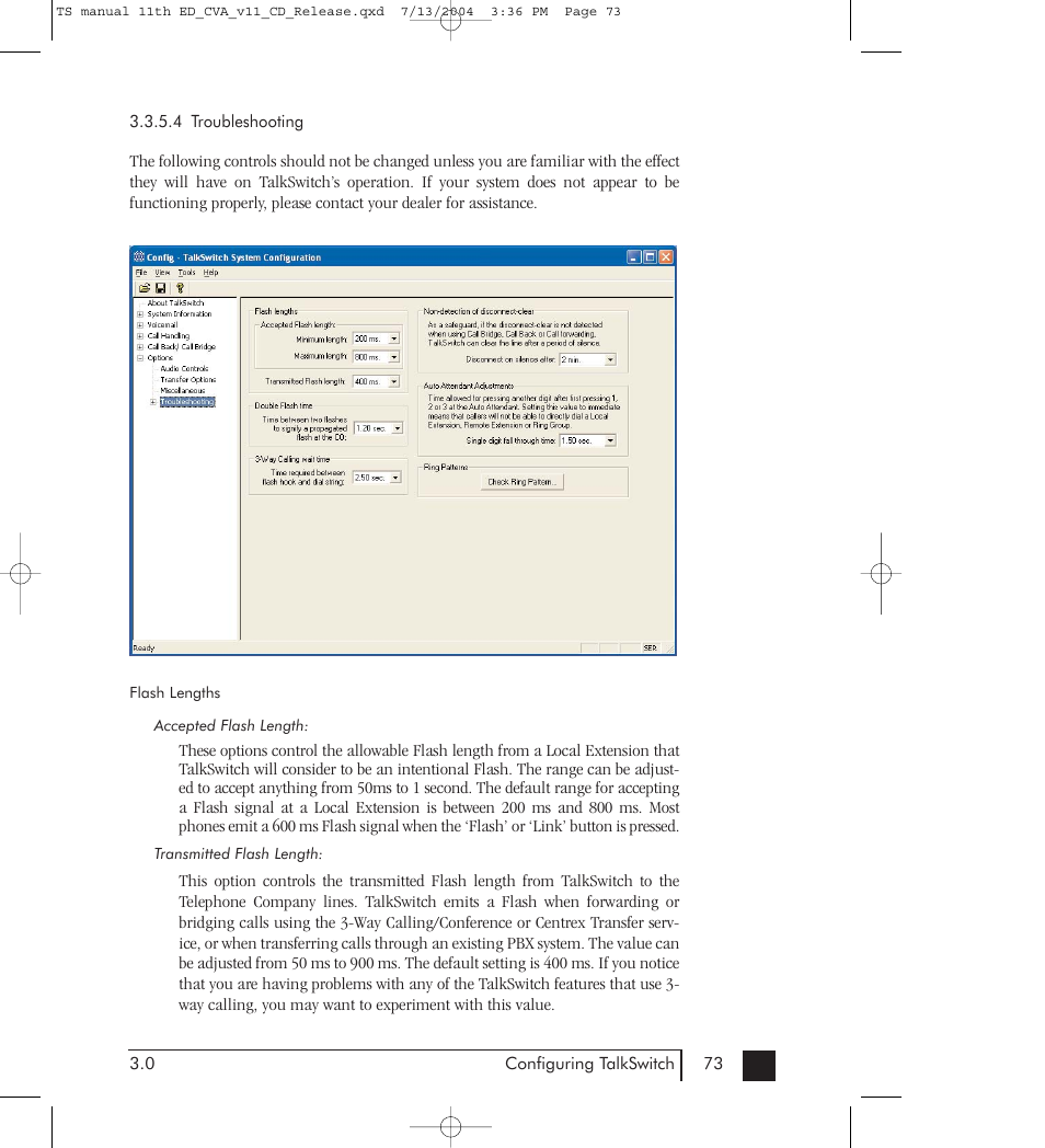 Talkswitch 48-CVA User Manual | Page 83 / 148