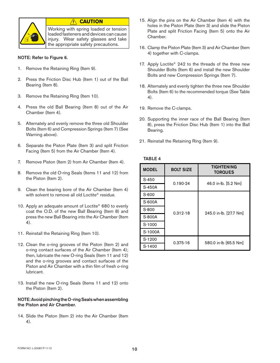 Nexen S-450 827801 User Manual | Page 10 / 14