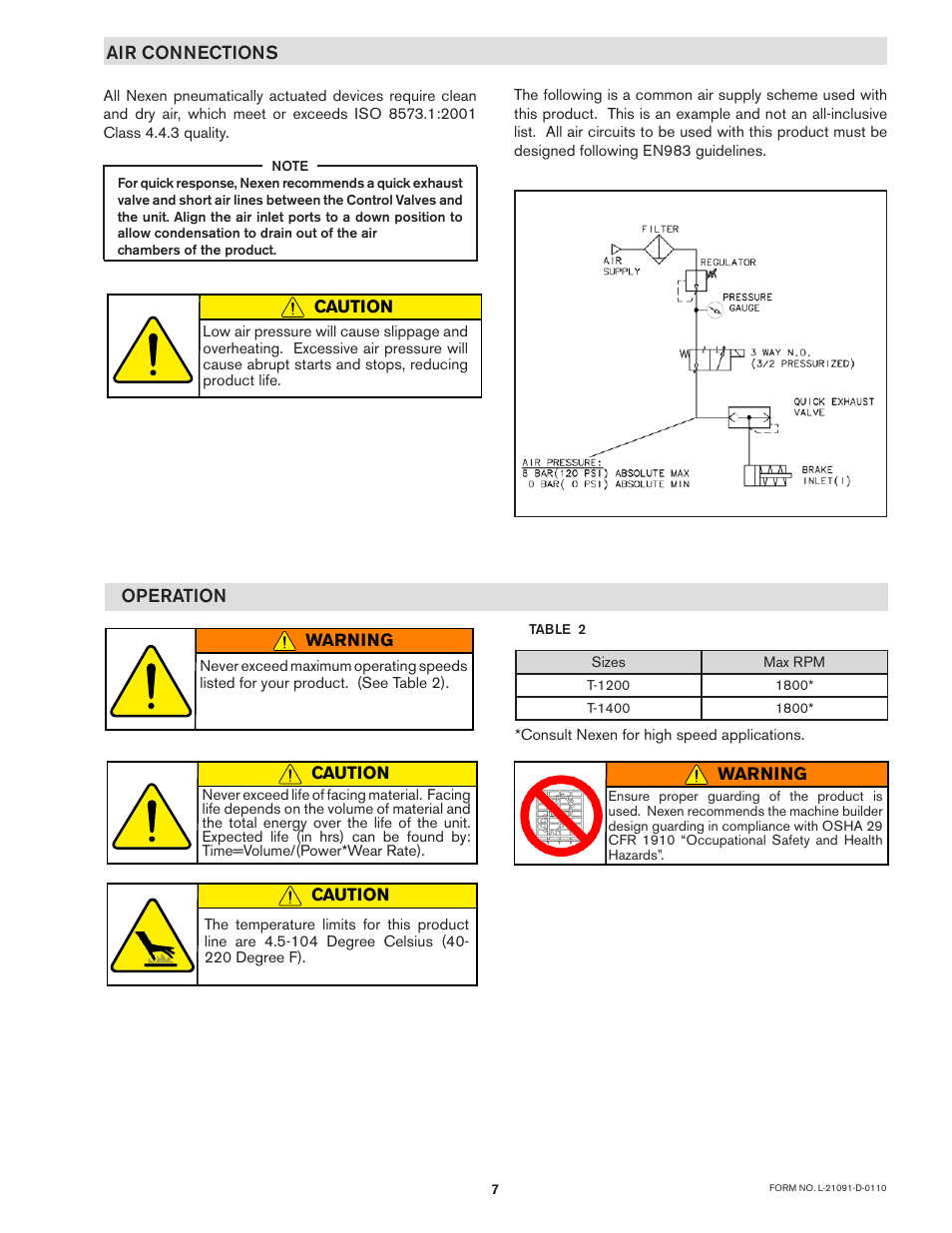 Nexen S-1200 822517 User Manual | Page 7 / 13