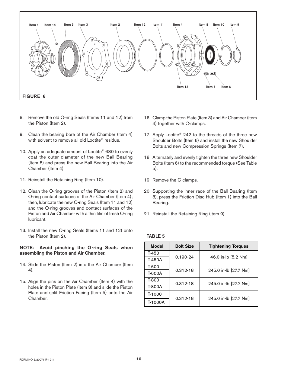 Nexen T-450 819001 User Manual | Page 10 / 13