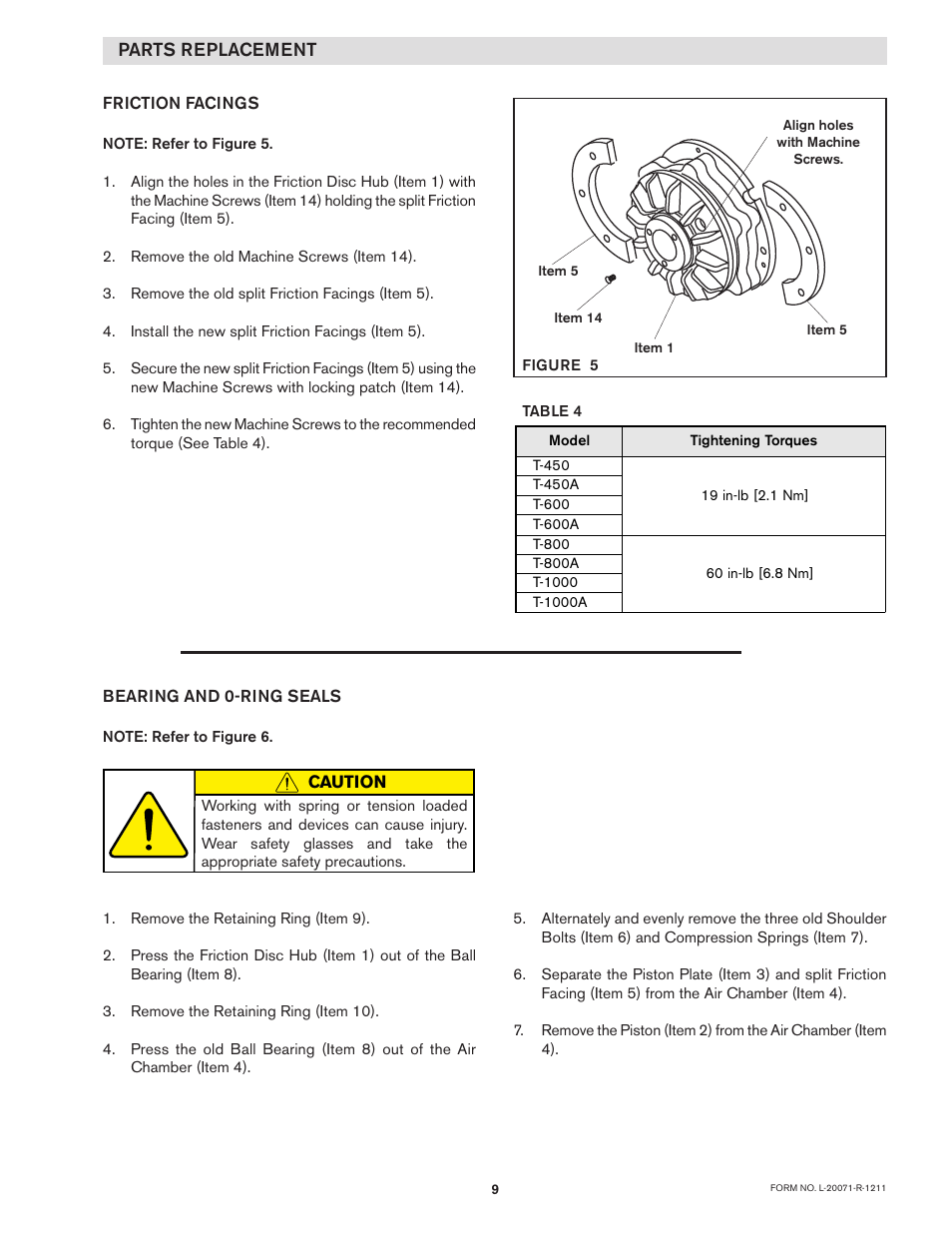 Nexen T-450 819001 User Manual | Page 9 / 13