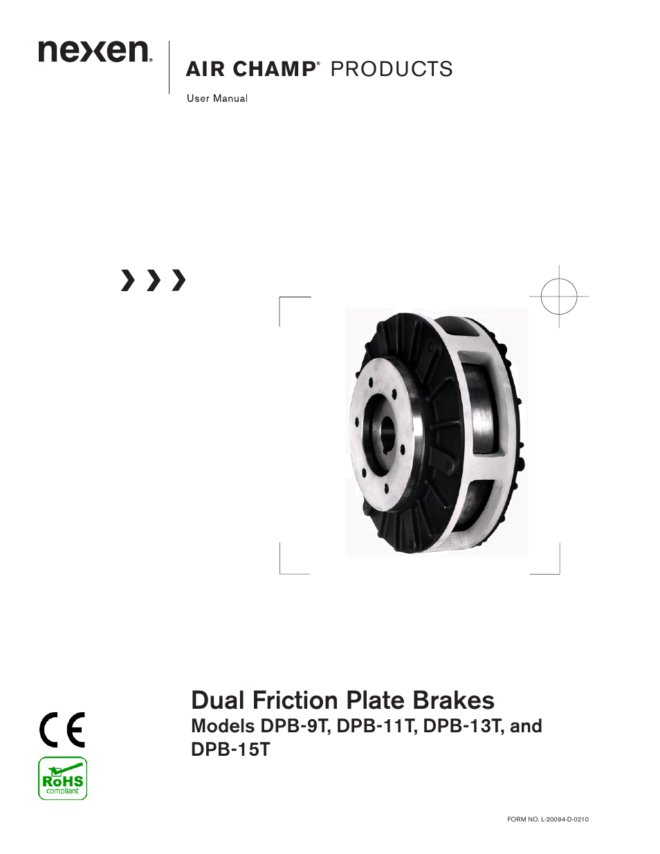 Nexen DPB-09T 960003 User Manual | 13 pages