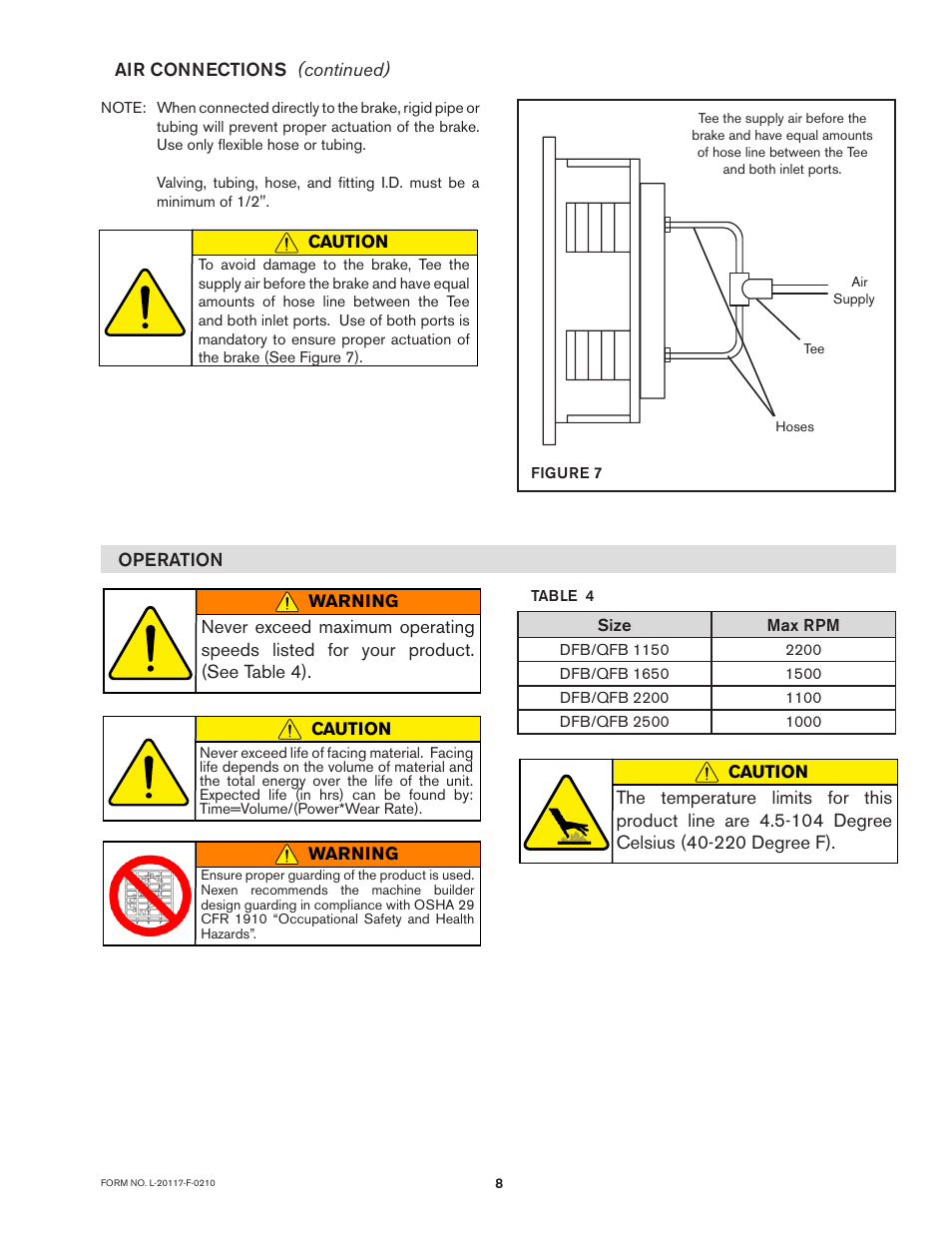 Nexen QFB-2500 964086 User Manual | Page 8 / 14