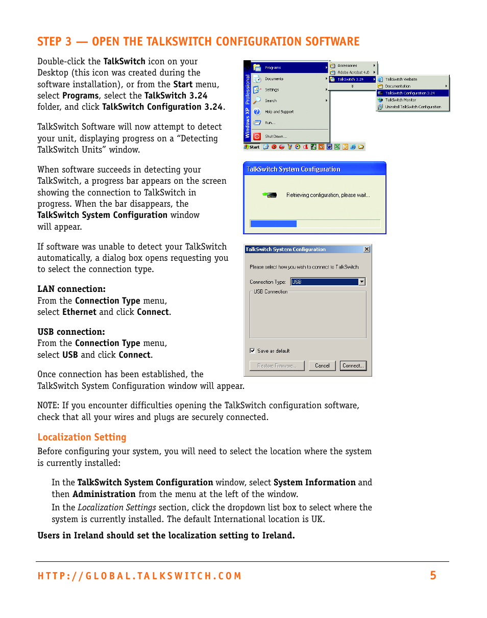 Talkswitch CT.TS005.002501.UK User Manual | Page 6 / 16