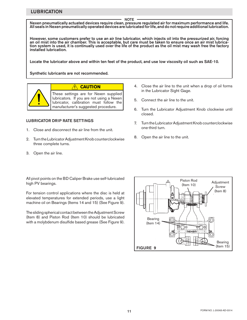 Nexen BD 933507 User Manual | Page 11 / 21