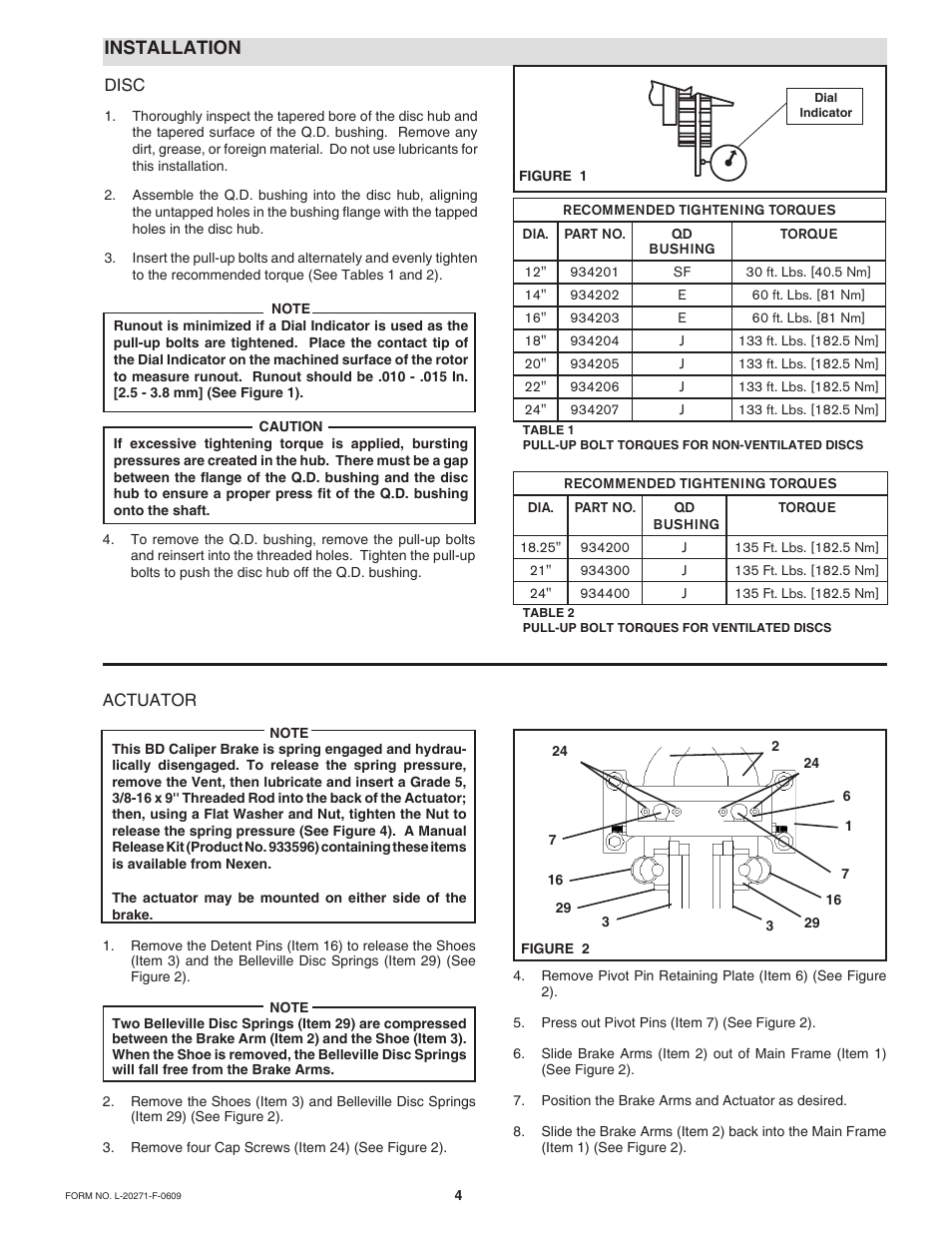 Installation | Nexen BD 933617 User Manual | Page 4 / 13