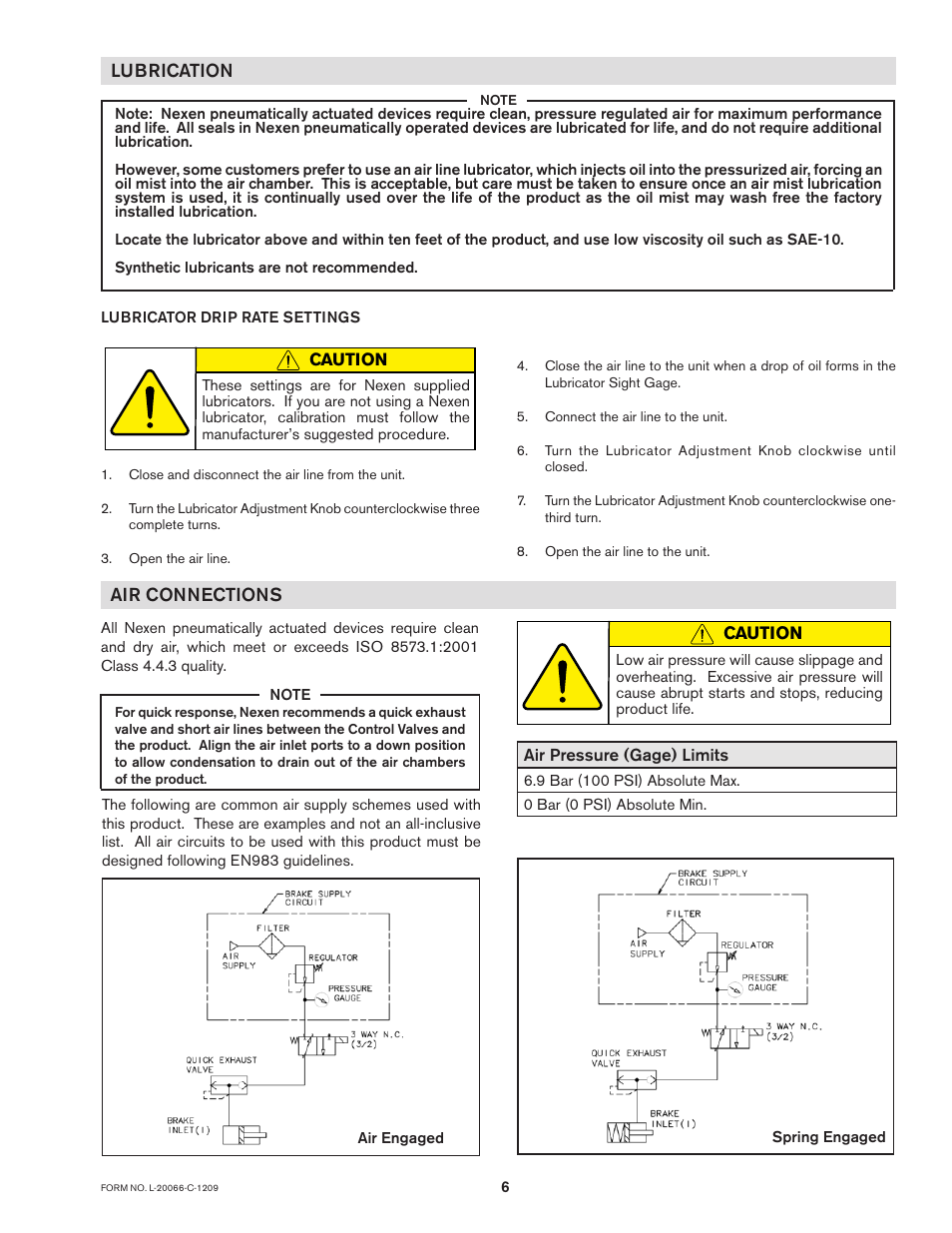 Nexen BC288A 835200 User Manual | Page 6 / 9