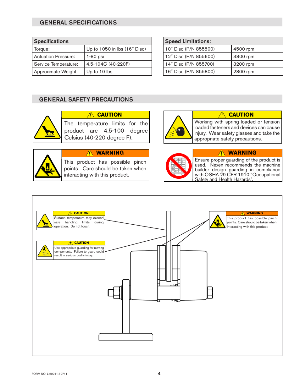 Nexen DB 835071 User Manual | Page 4 / 10