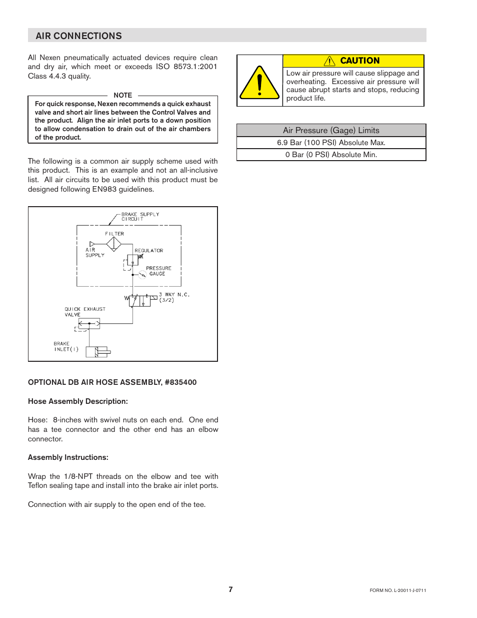 Nexen DB 835071 User Manual | Page 7 / 10