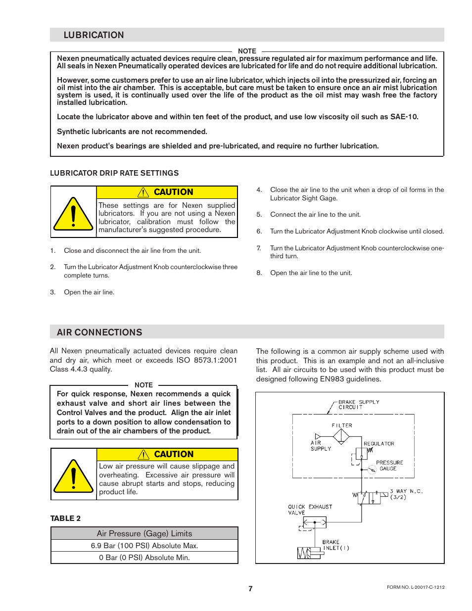 Nexen DBSE 835030 User Manual | Page 7 / 13