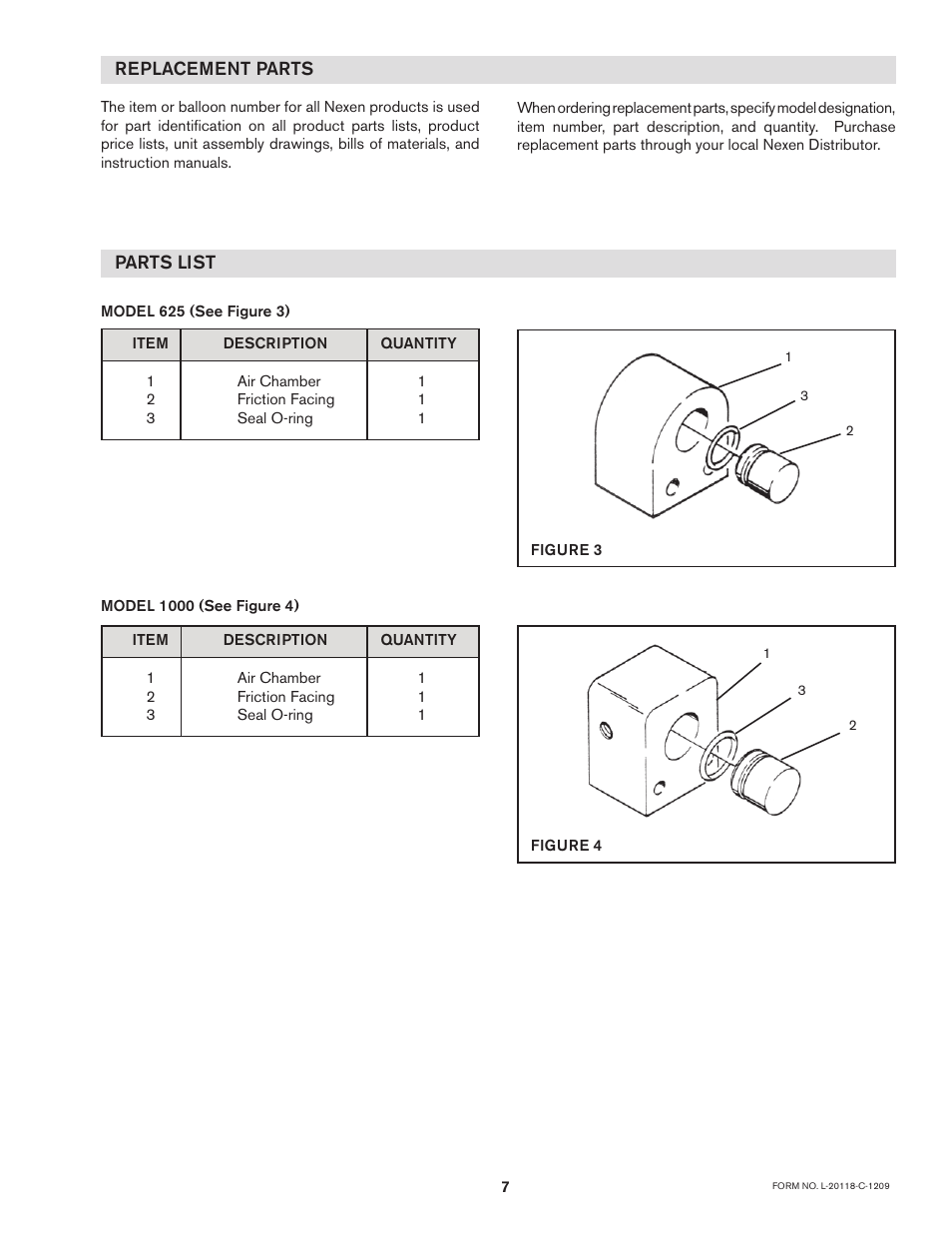 Nexen 625 Puck Caliper 837100 User Manual | Page 7 / 8