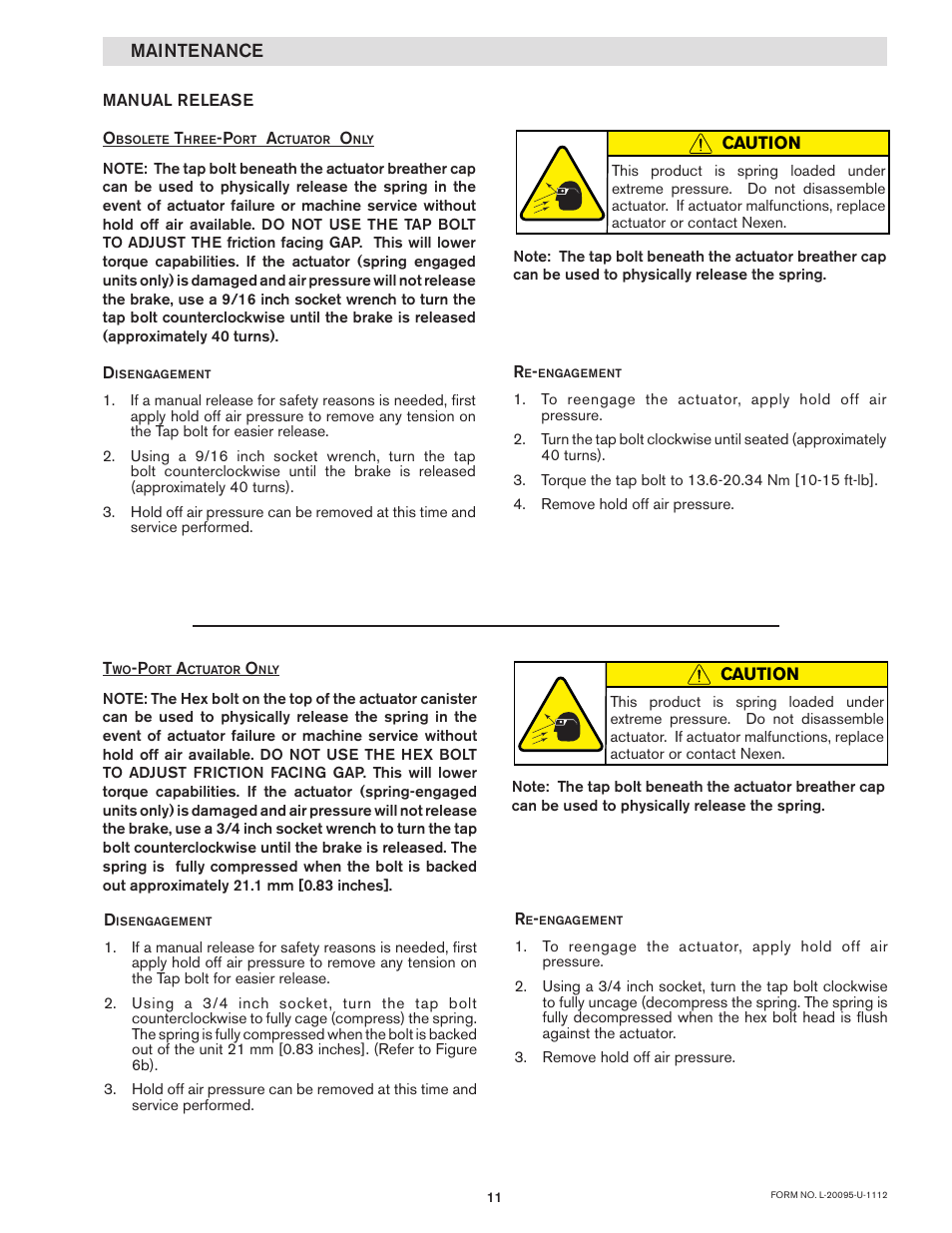 Nexen SPC 837400 User Manual | Page 11 / 16