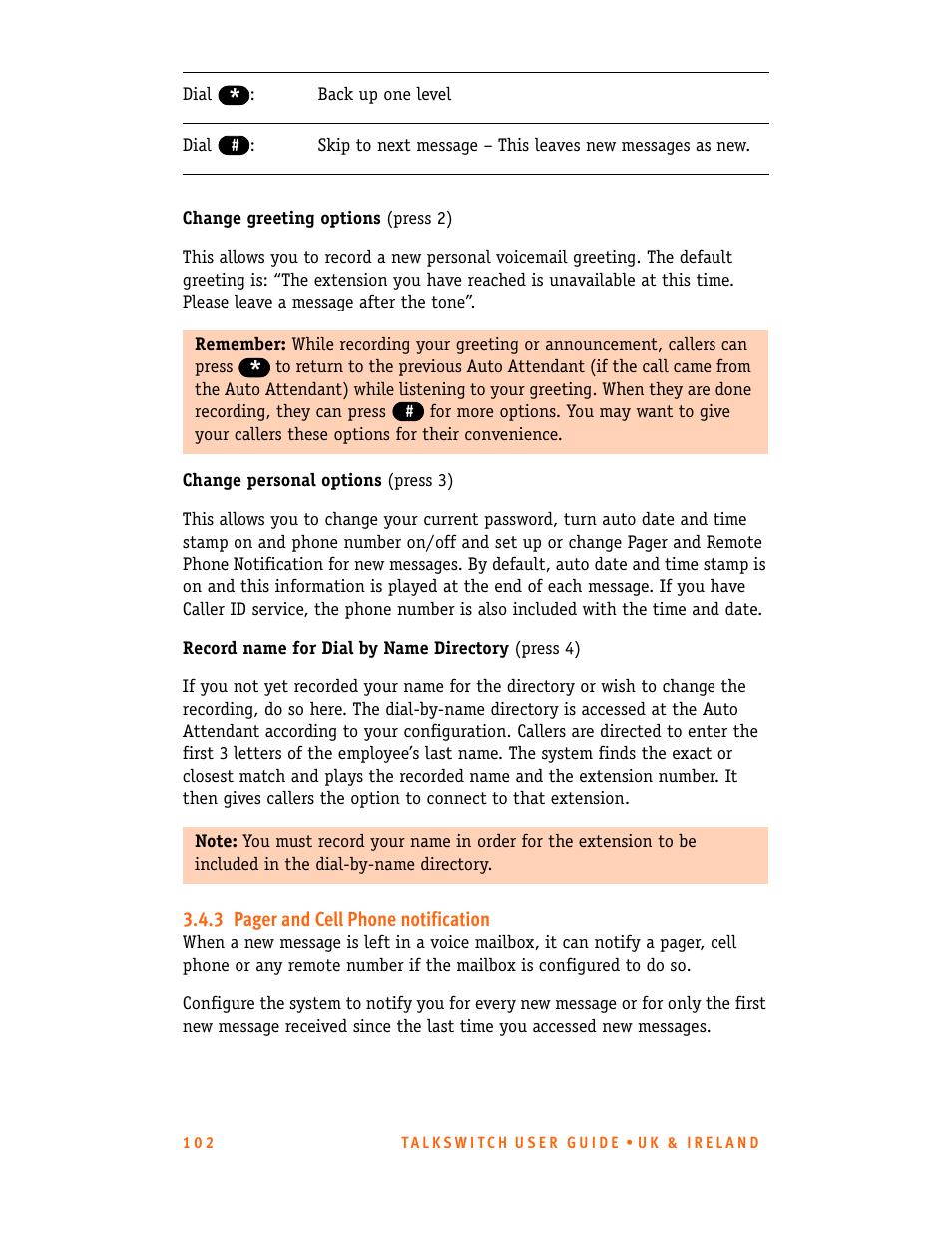 Talkswitch CT.TS005.001101.UK User Manual | Page 110 / 174