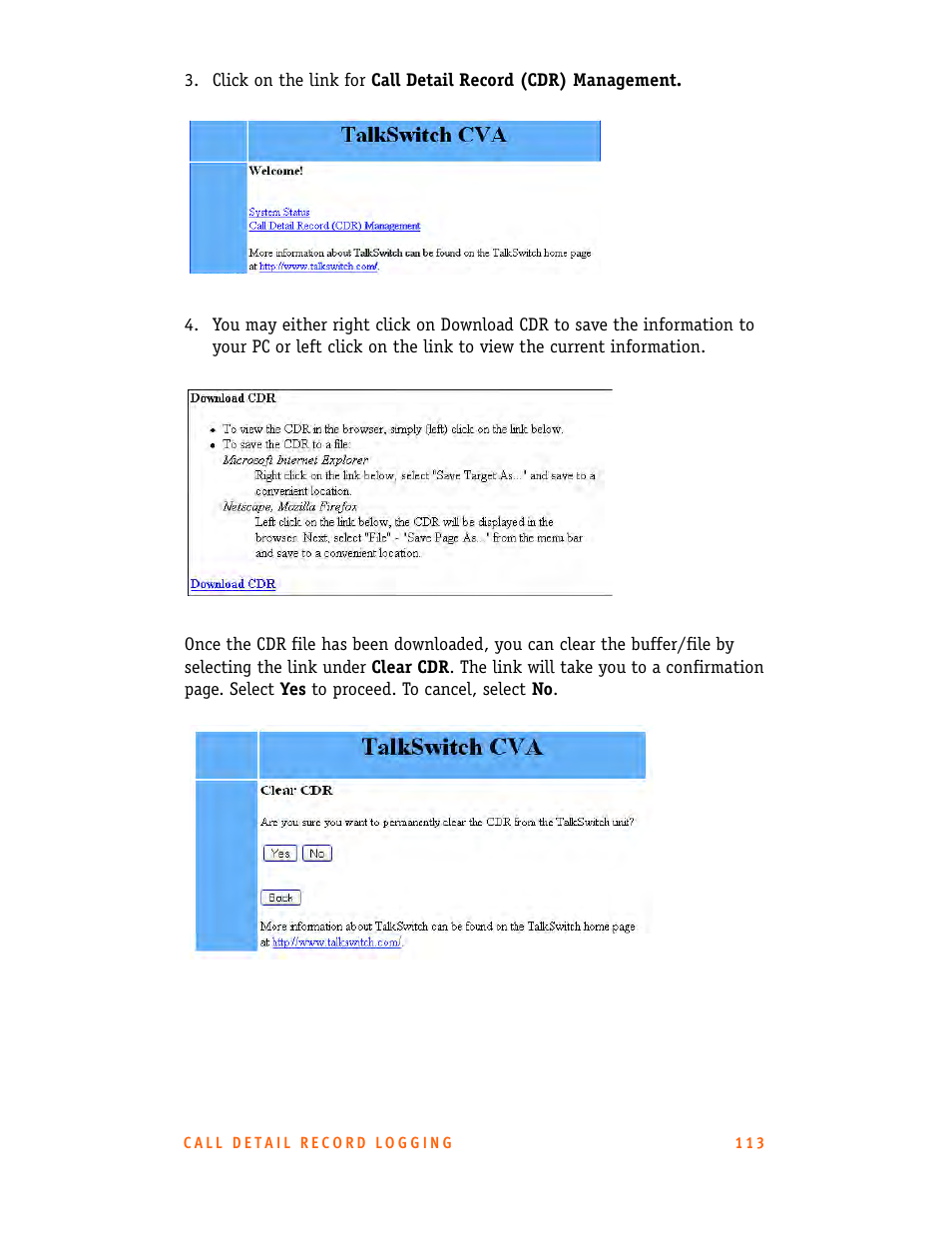 Talkswitch CT.TS005.001101.UK User Manual | Page 121 / 174