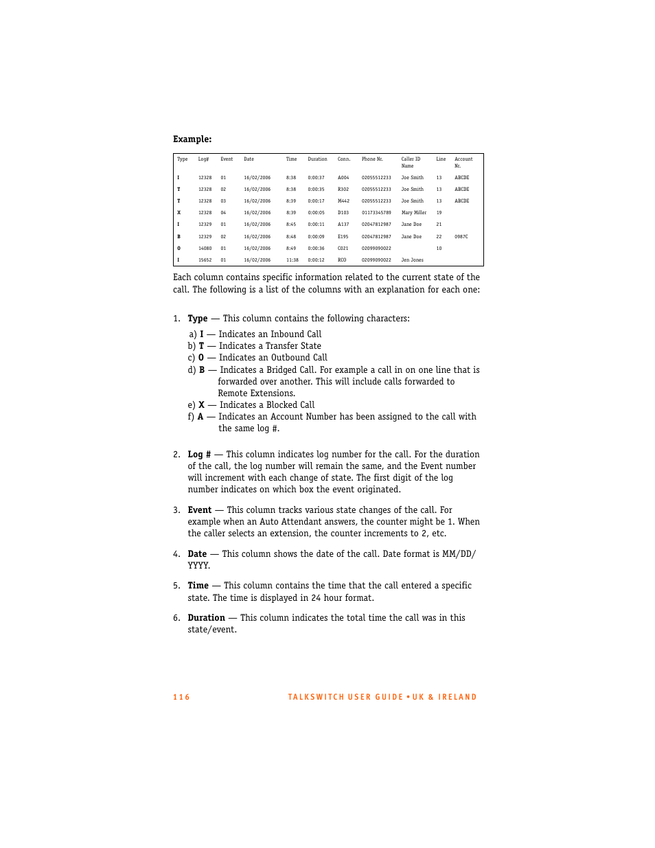 Talkswitch CT.TS005.001101.UK User Manual | Page 124 / 174