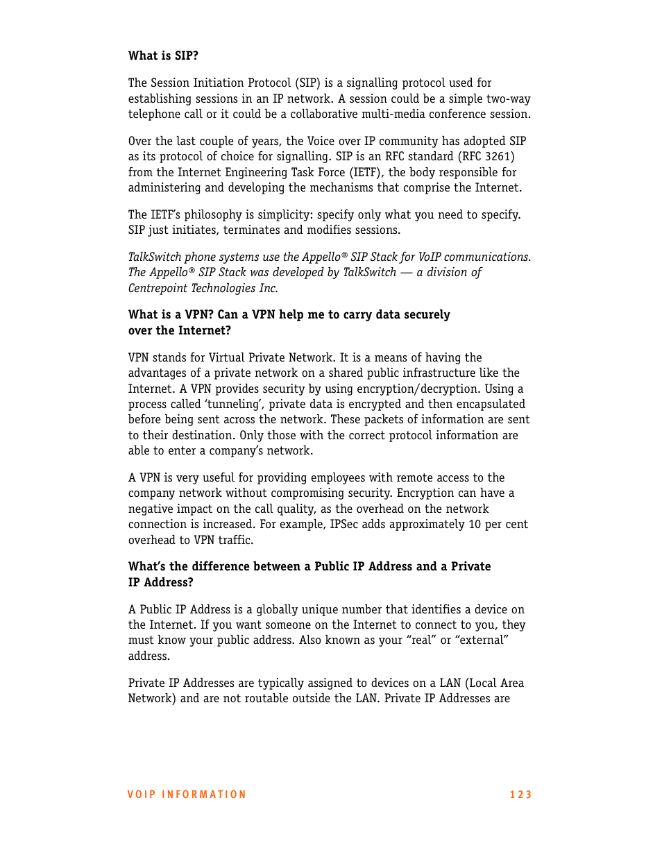 Talkswitch CT.TS005.001101.UK User Manual | Page 131 / 174