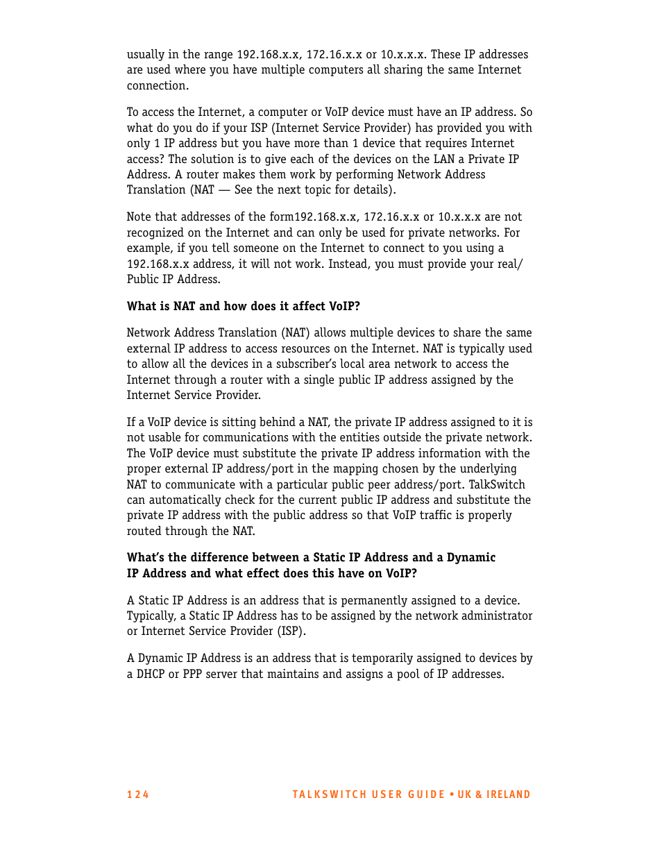 Talkswitch CT.TS005.001101.UK User Manual | Page 132 / 174