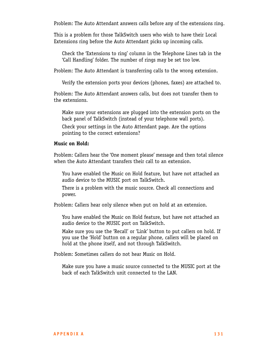 Talkswitch CT.TS005.001101.UK User Manual | Page 139 / 174