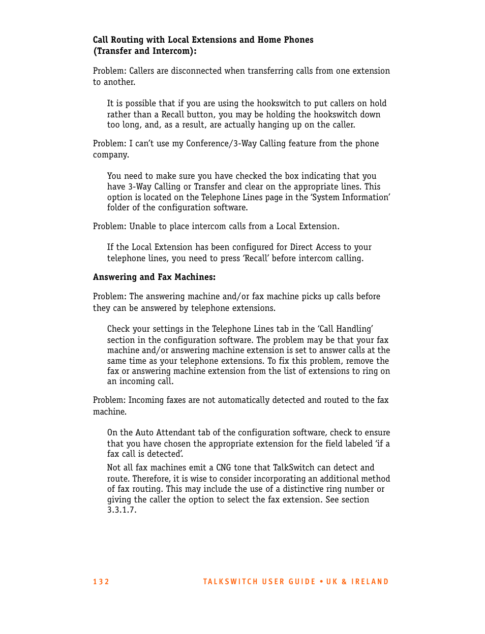 Talkswitch CT.TS005.001101.UK User Manual | Page 140 / 174
