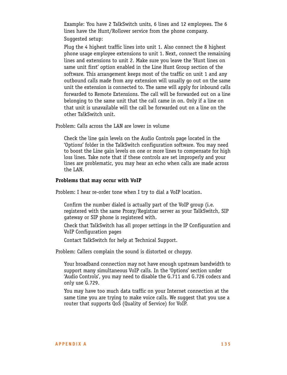 Talkswitch CT.TS005.001101.UK User Manual | Page 143 / 174