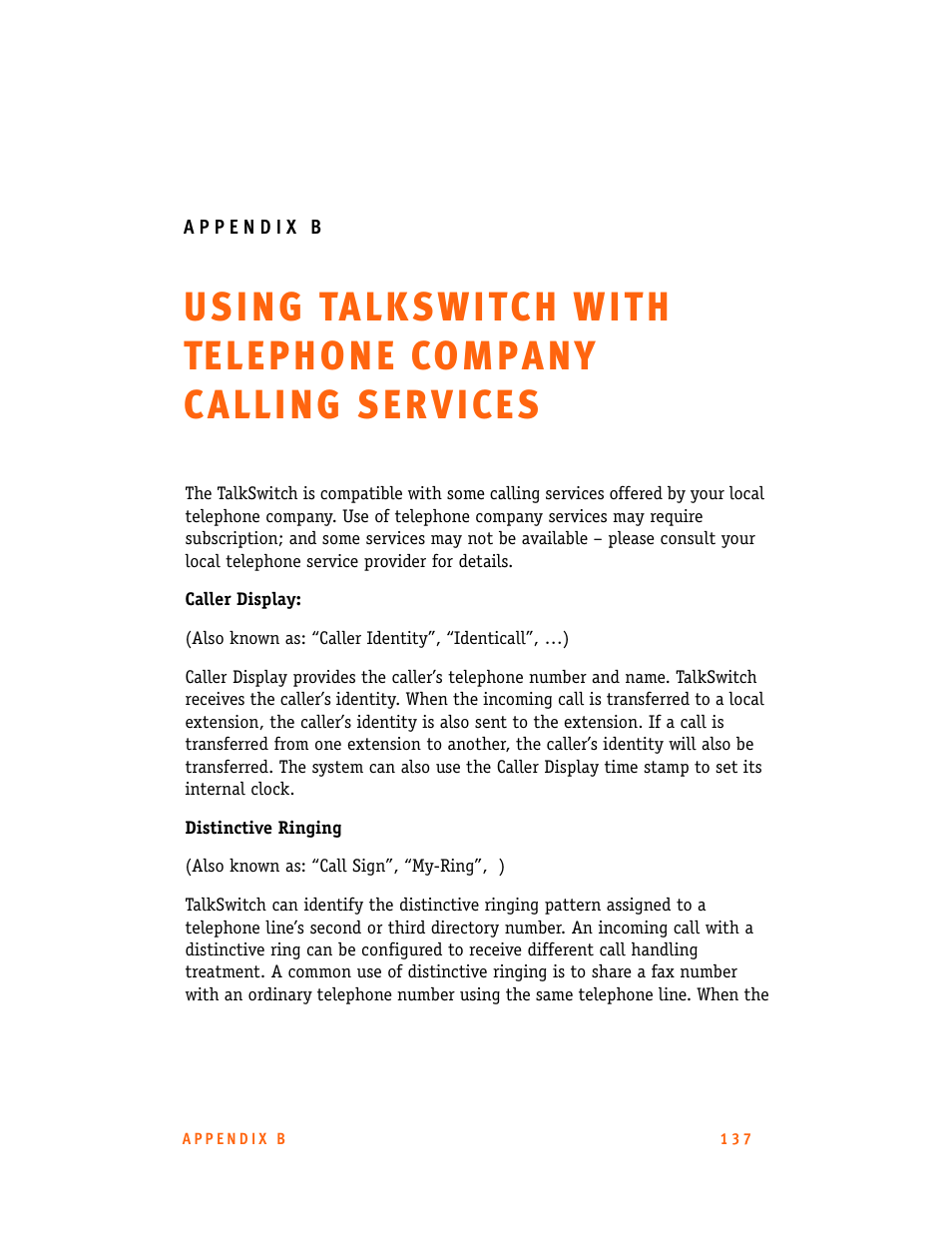 Talkswitch CT.TS005.001101.UK User Manual | Page 145 / 174
