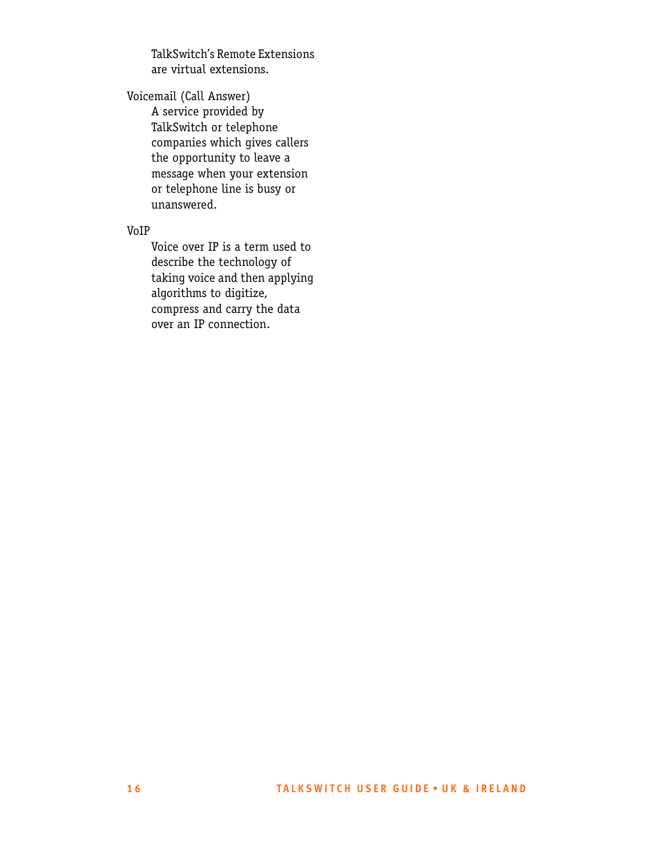 Talkswitch CT.TS005.001101.UK User Manual | Page 174 / 174