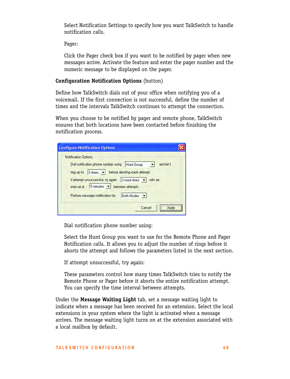 Talkswitch CT.TS005.001101.UK User Manual | Page 57 / 174
