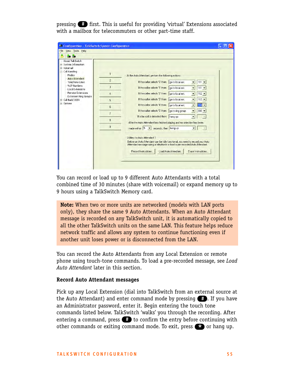 Talkswitch CT.TS005.001101.UK User Manual | Page 63 / 174