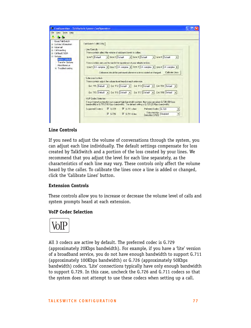 Talkswitch CT.TS005.001101.UK User Manual | Page 85 / 174