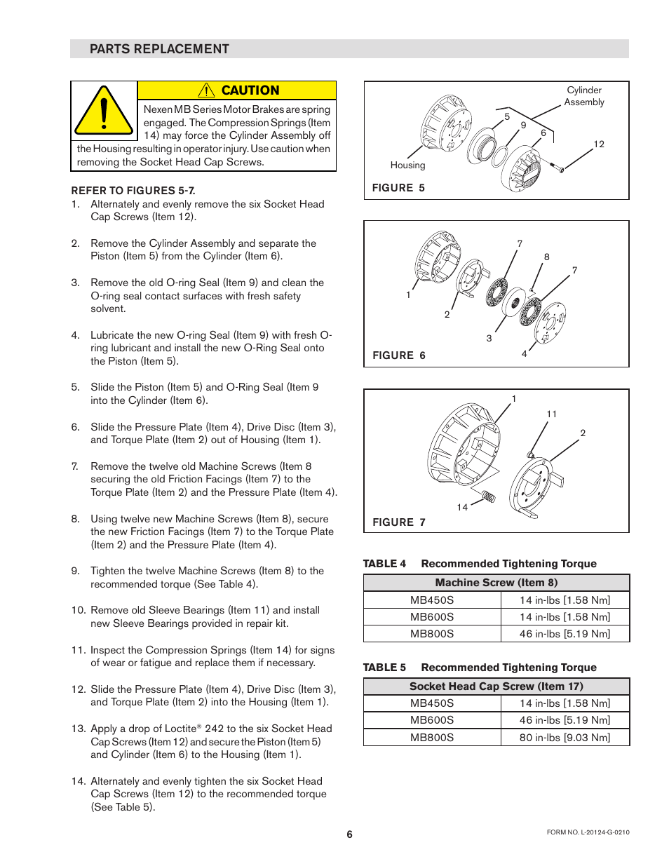 Nexen MB600 801305 User Manual | Page 9 / 11