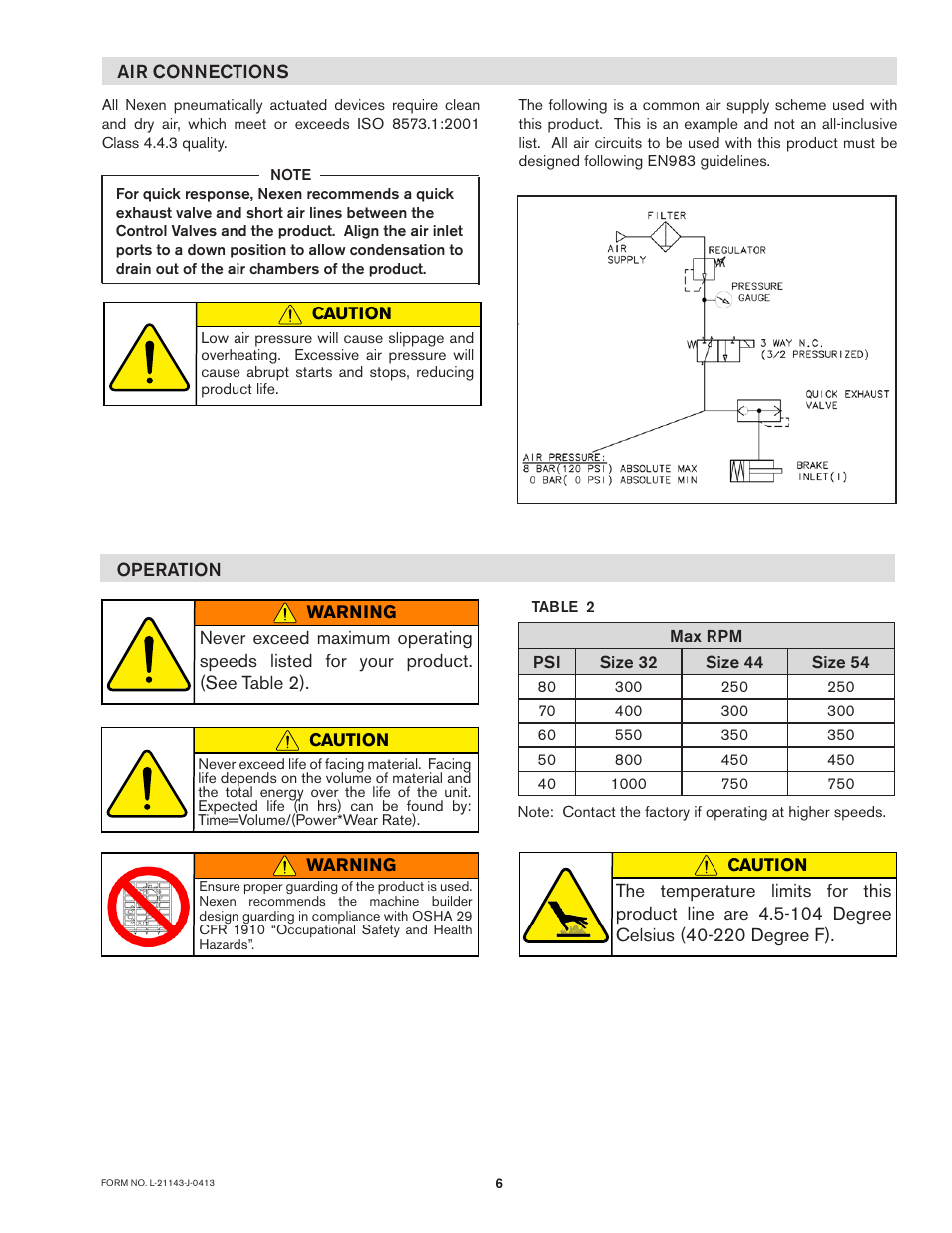 Nexen LSCB-32 923522 User Manual | Page 6 / 13