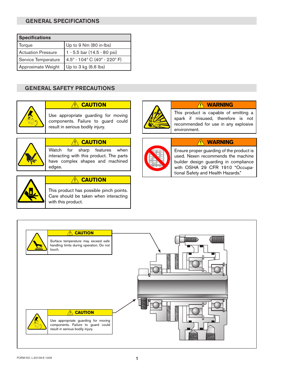 Nexen BCB-275 826001 User Manual | Page 4 / 12