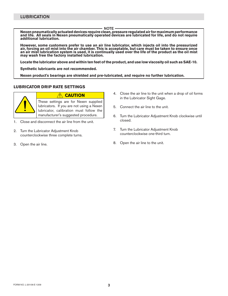 Nexen BCB-275 826001 User Manual | Page 6 / 12