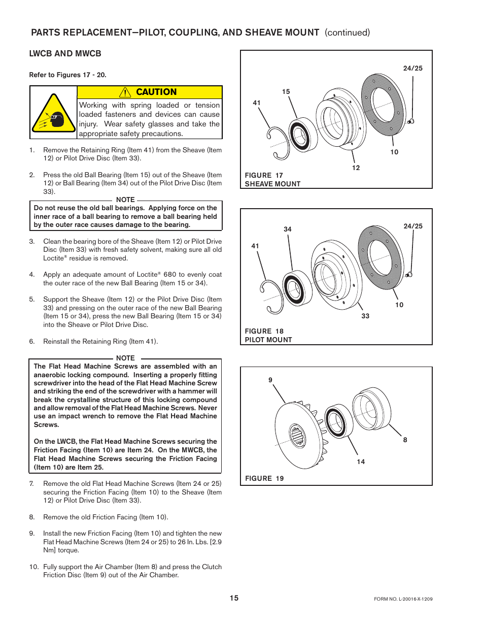 Caution | Nexen MWCB 830812 User Manual | Page 15 / 29