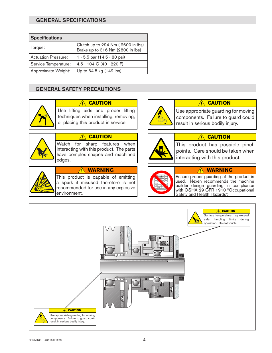 Nexen MWCB 830812 User Manual | Page 4 / 29