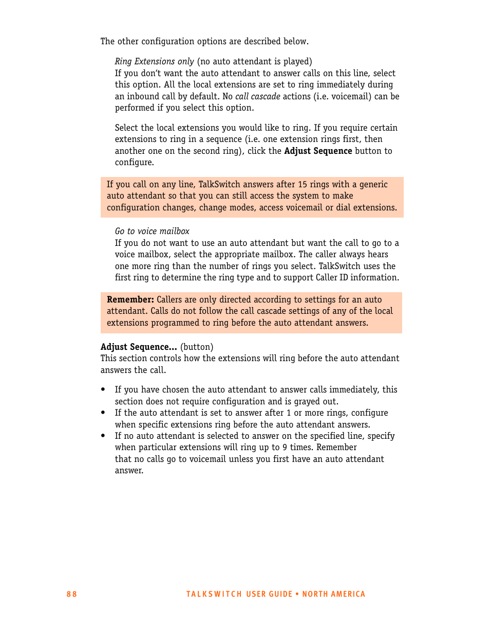 Talkswitch 24-CA User Manual | Page 100 / 243