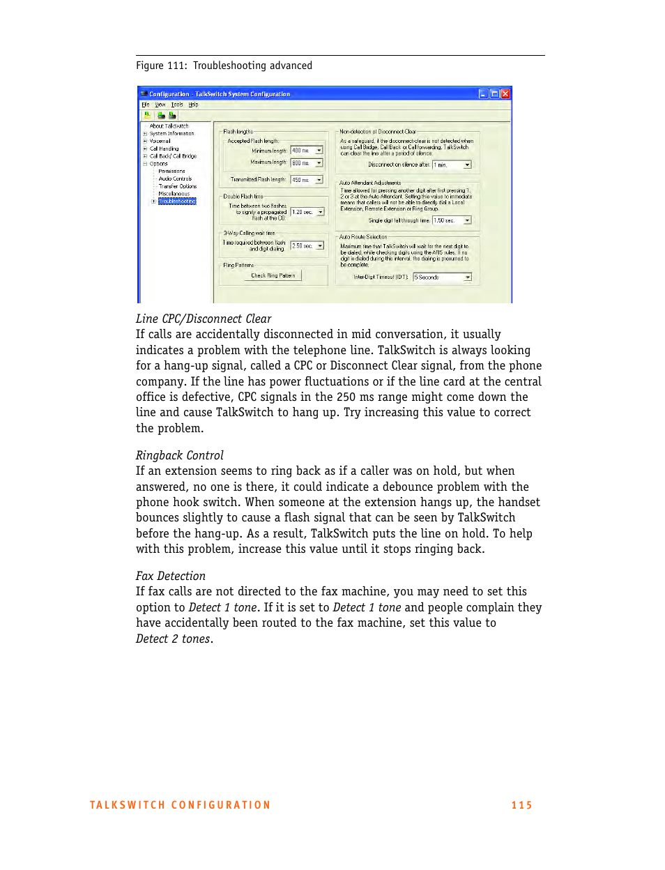 Talkswitch 24-CA User Manual | Page 127 / 243