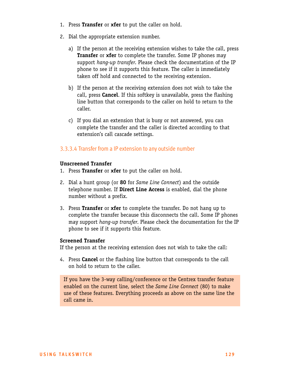 Talkswitch 24-CA User Manual | Page 141 / 243