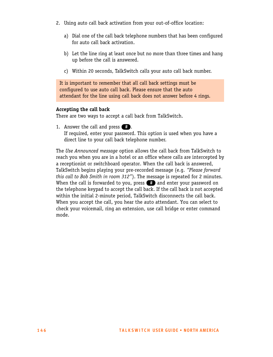 Talkswitch 24-CA User Manual | Page 158 / 243